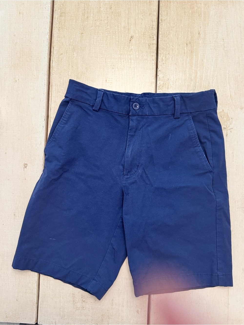 Vineyard Vines Boys Navy Flat-Front Shorts